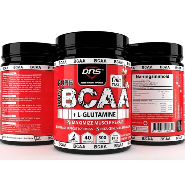 BCAA + L-Glutamin 500 gram Cola smak