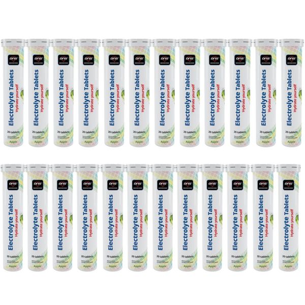 24-pack Electrolyte -  Hydrate Yourself - 24 x 20 Brusetabletter - Apple
