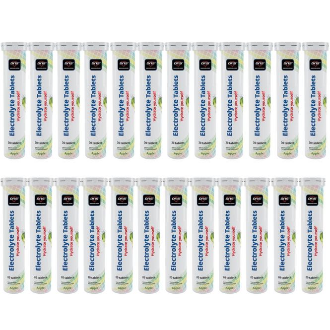 Hovedbilde 24-pack Electrolyte -  Hydrate Yourself - 24 x 20 Brusetabletter - Apple
