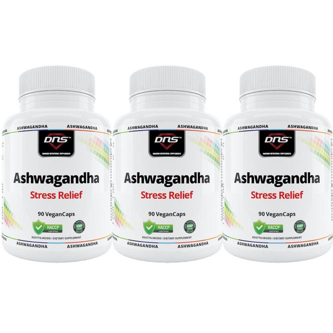 Hovedbilde 3-pack Ashwagandha - 3 x 90 kapsler