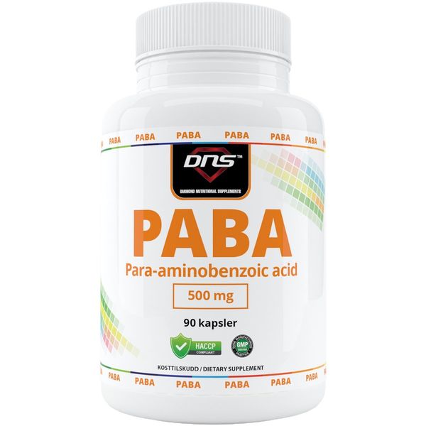 PABA - 500 mg - 90 kapsler