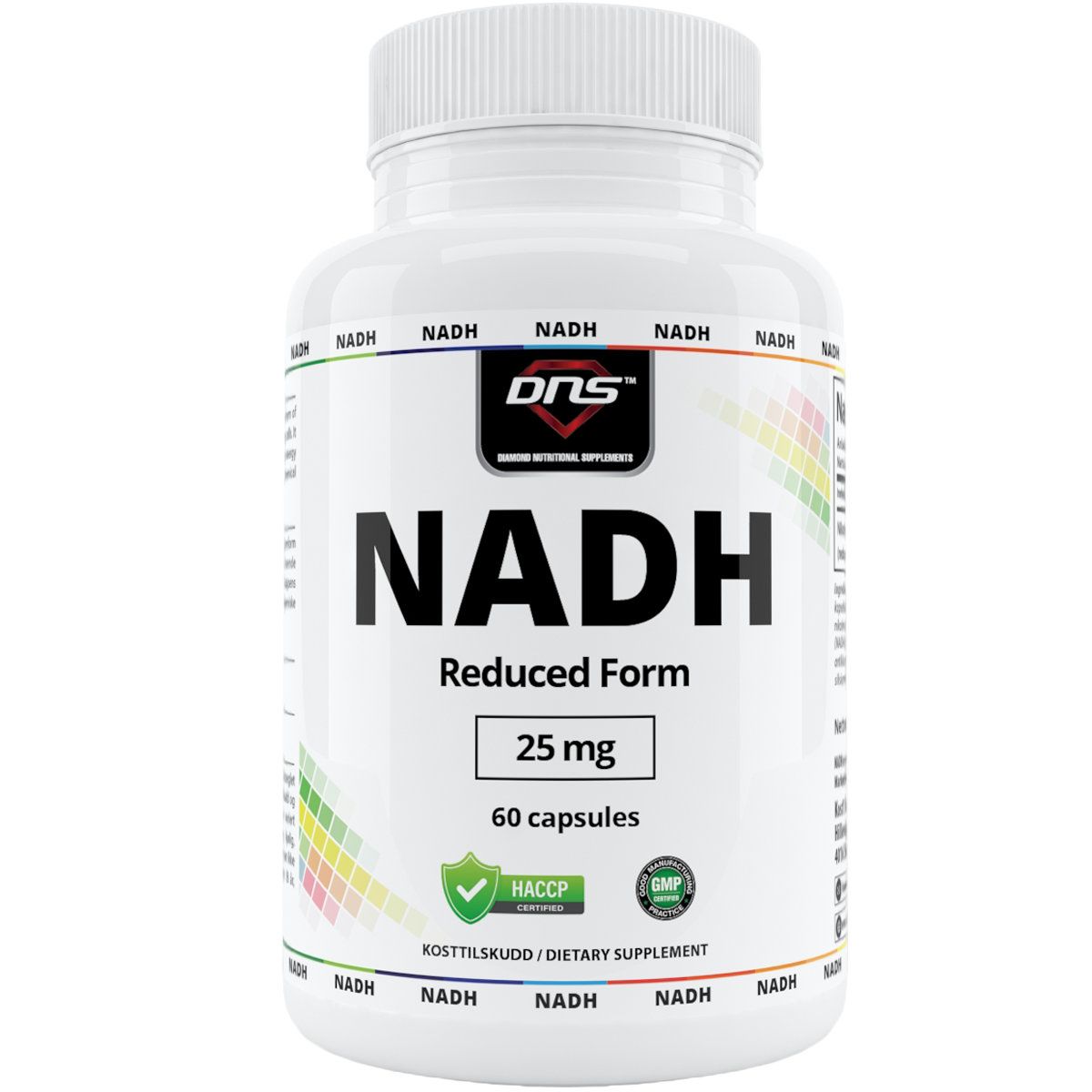 NADH 25 mg - 60 kapsler