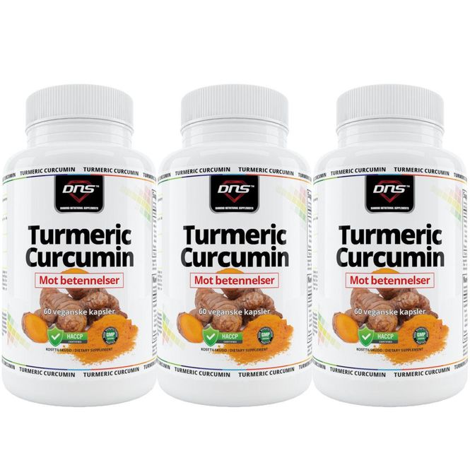 Hovedbilde 3-Pack Gurkemeie Turmeric - Curcumin - 3 x 60 kapsler