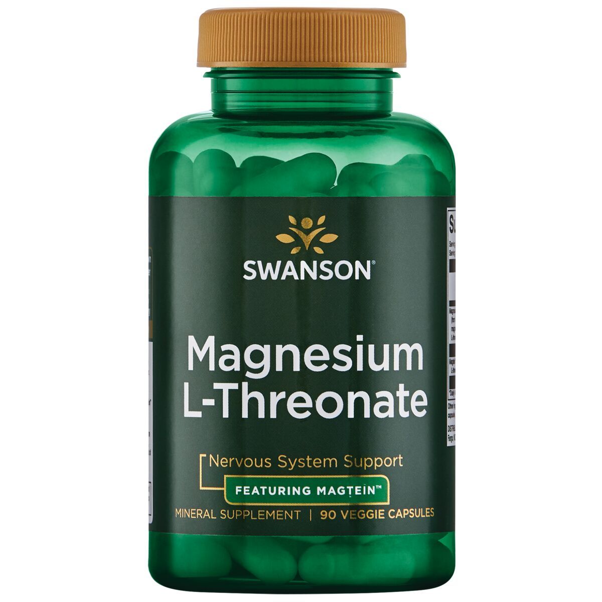 Magnesium L-Threonate - Magtein - 90 kapsler