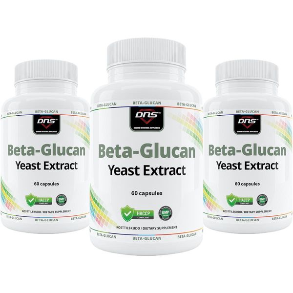 3-pack Beta-Glucan Yeast Extract - 3 x 60 kapsler