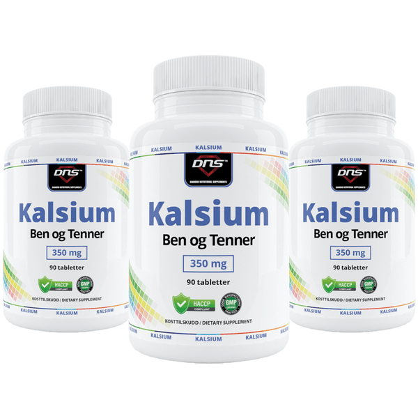 3-pack Kalsium - Ben og Tenner - 3 x 90 tabletter