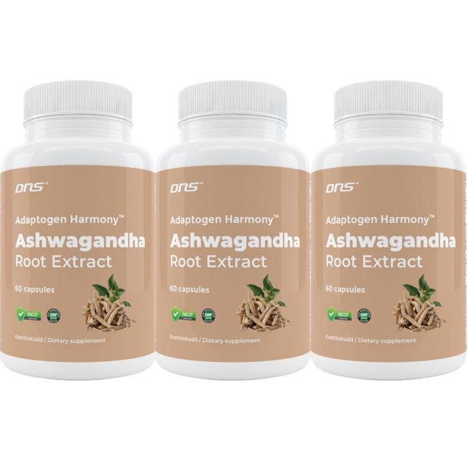 Hovedbilde 3-pack Ashwagandha Extract - 3 x 60 kapsler
