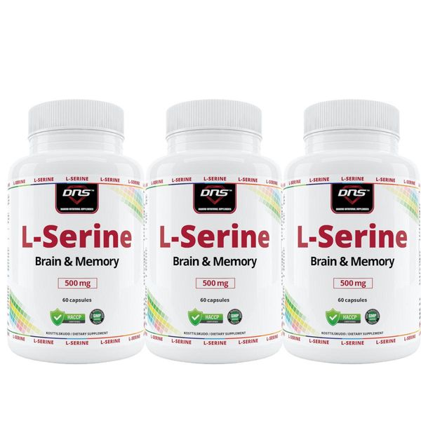 3-pack L-Serine - 3 x 60 kapsler