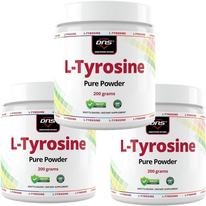 Hovedbilde 3-pack L-Tyrosine Powder - 3 x 200 gram