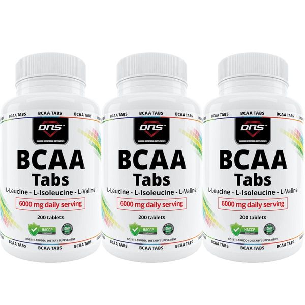 3-pack BCAA Tabs 1000 mg - 3 x 200 tabletter