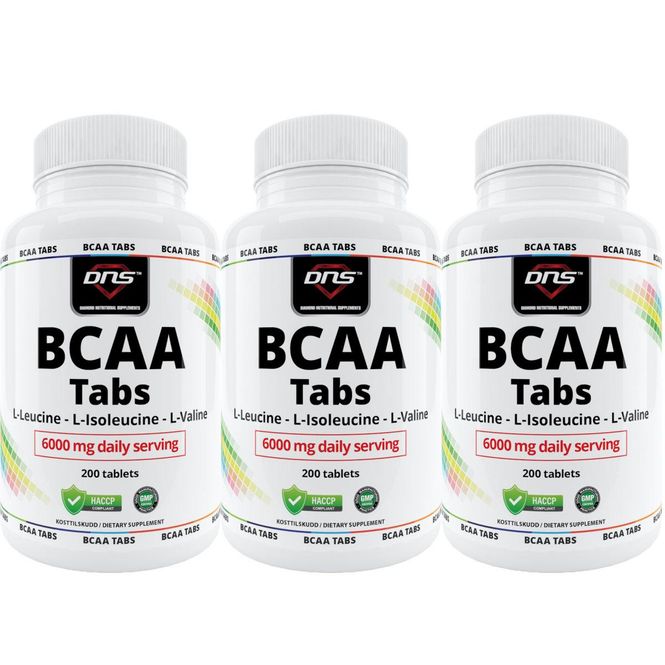 Hovedbilde 3-pack BCAA Tabs 1000 mg - 3 x 200 tabletter