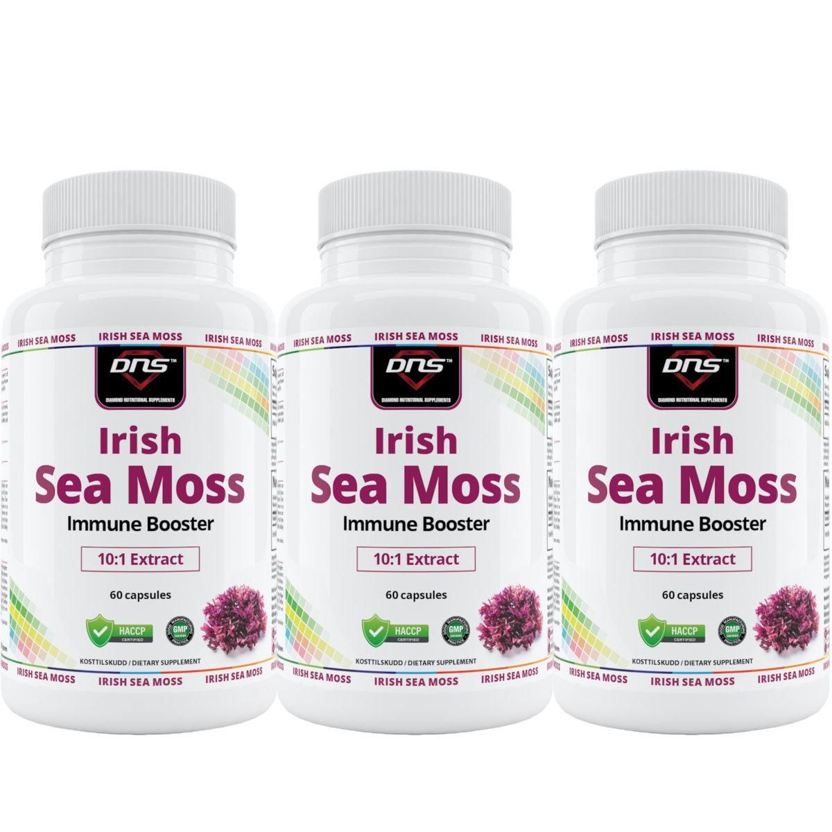 3-pack Irish Sea Moss - 3 x 60 kapsler