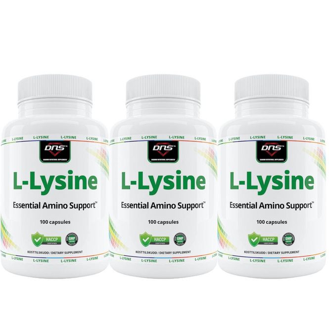Hovedbilde 3-pack L-Lysine - 3 x 100 kapsler