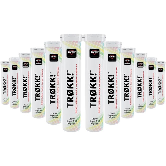 Hovedbilde 12-pack Trøkk! Energi - 12 x 20 Brusetabletter