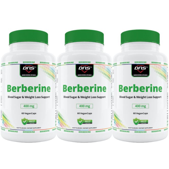 Hovedbilde 3-pack Berberine 400 mg - 3 x 60 kapsler