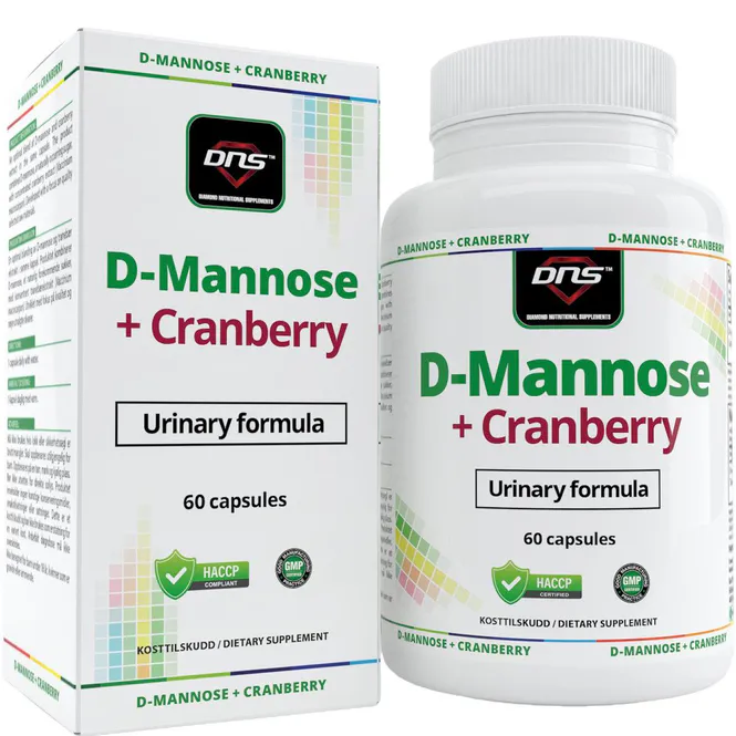 Hovedbilde D-Mannose + Cranberry - 60 kapsler