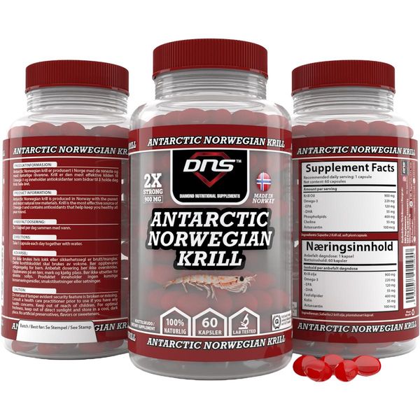 Antarctic Norwegian Krill Double Strength - 60 kapsler
