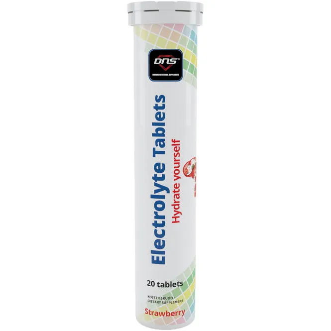 Hovedbilde Electrolyte - Hydrate Yourself - 20 Brusetabletter - Strawberry