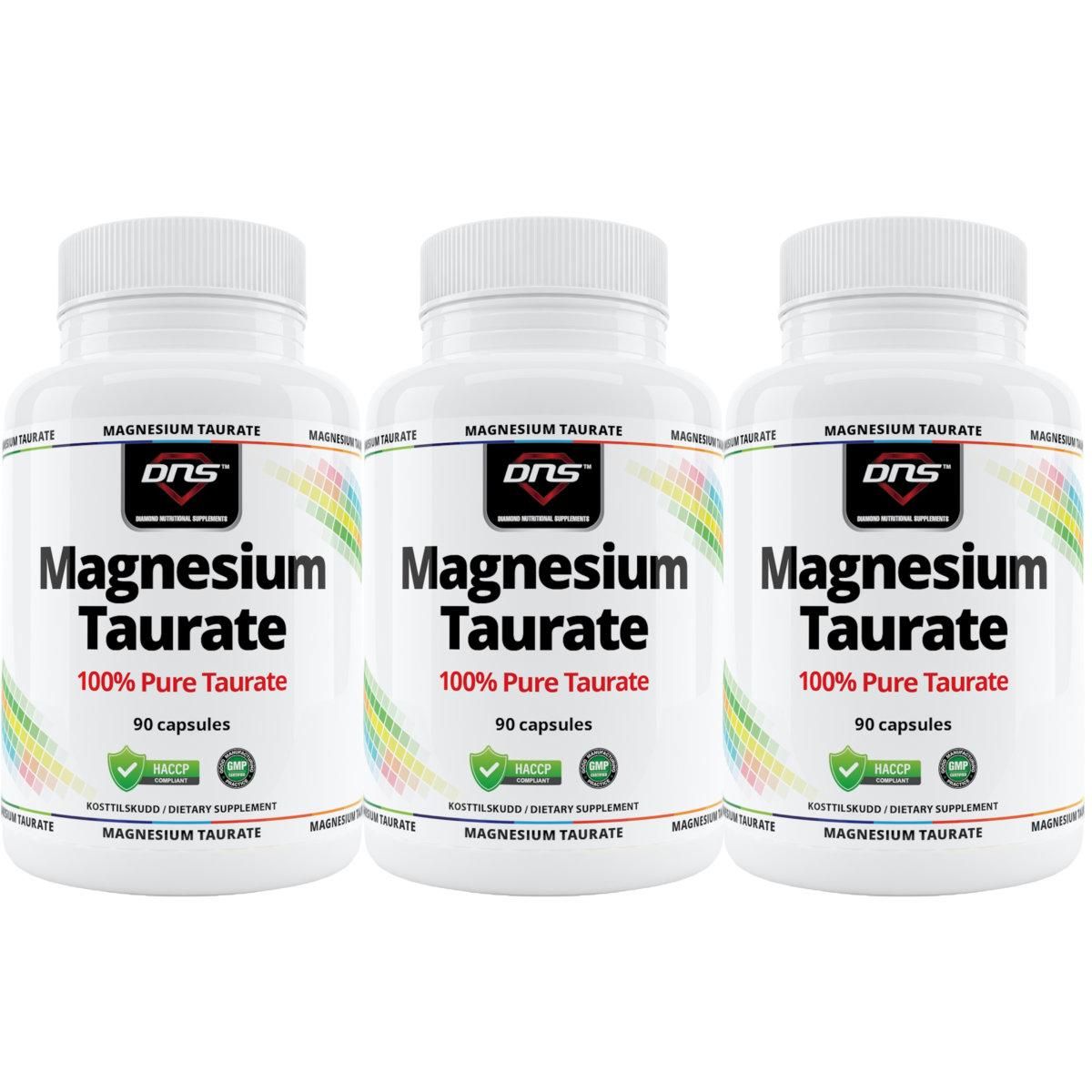3-pack Magnesium Taurate - 3 x 90 kapsler