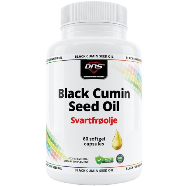 Black Cumin Seed Oil - Svartfrøolje - 60 kapsler