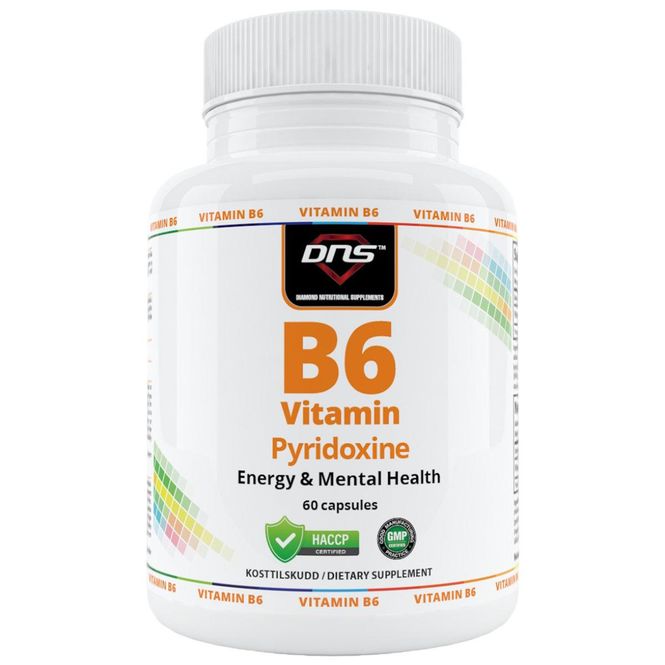 Hovedbilde Vitamin B6 (pyridoxine) - 60 kapsler