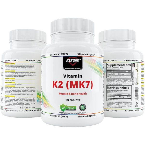 Vitamin K2 (MK7) - 60 tabletter