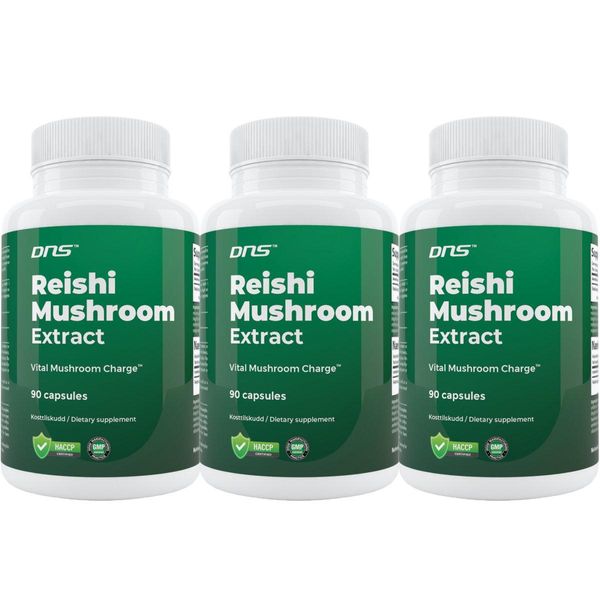 3-pack Reishi Mushroom Extract - 3 x 90 kapsler
