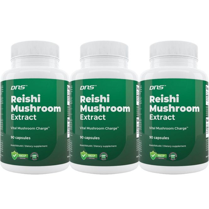 Hovedbilde 3-pack Reishi Mushroom Extract - 3 x 90 kapsler