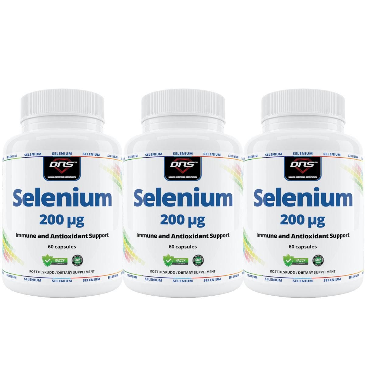 3-pack Selenium 200µg - 3 x 60 kapsler
