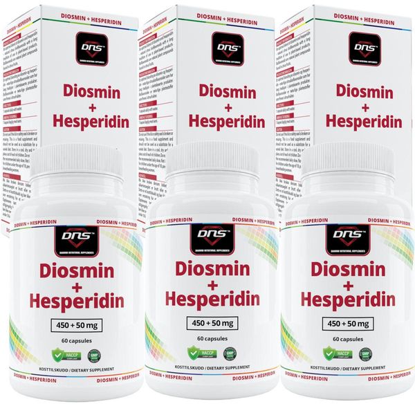 3-pack Diosmin + Hesperidin - 3 x 60 kapsler