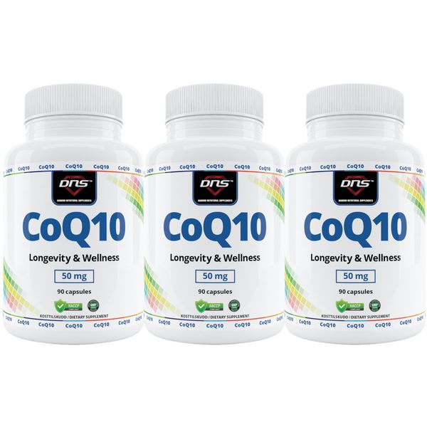 3-pack CoQ10 - 50 mg - 3 x 90 kapsler 