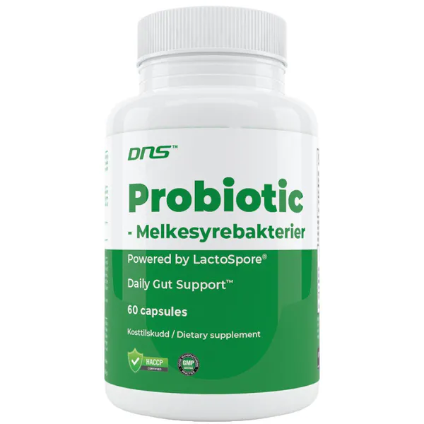 Probiotic Melkesyrebakterier Lactospore - 60 kapsler