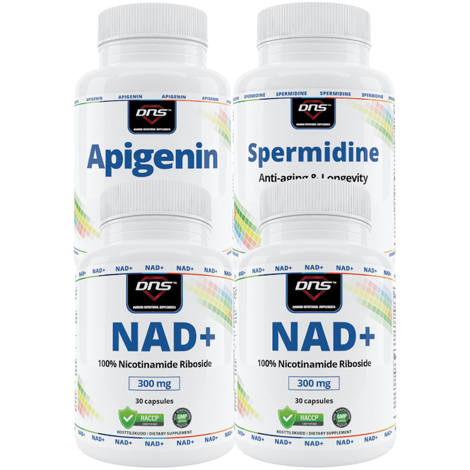 Hovedbilde Longevitypakken - Støtte til kroppens biologiske prosesser