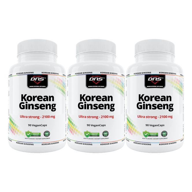 Hovedbilde 3-Pack Korean Ginseng - 2100 mg - 3 x 90 kapsler
