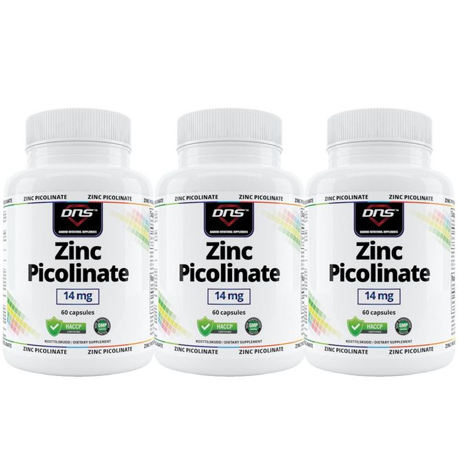 Hovedbilde 3-pack Zinc Picolinate - 3 x 60 kapsler