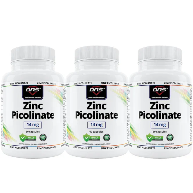 Hovedbilde 3-pack Zinc Picolinate - 3 x 60 kapsler