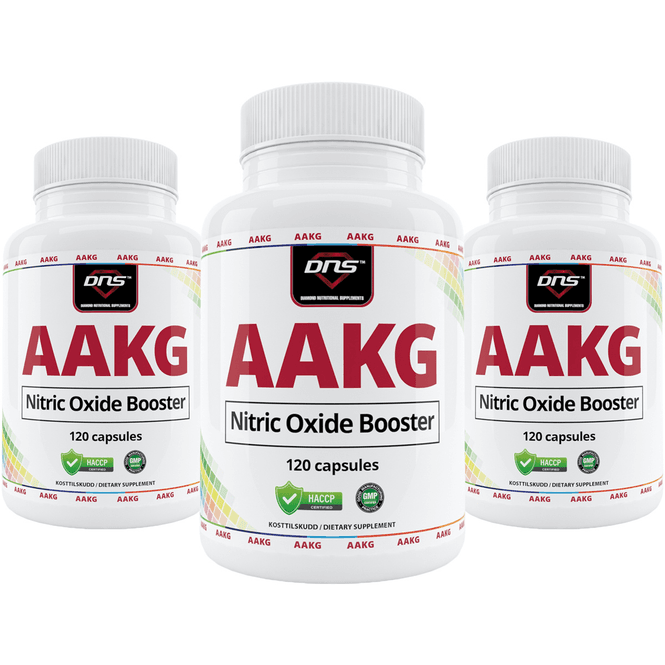 Hovedbilde 3-pack AAKG Capsules - 3 x 120 kapsler