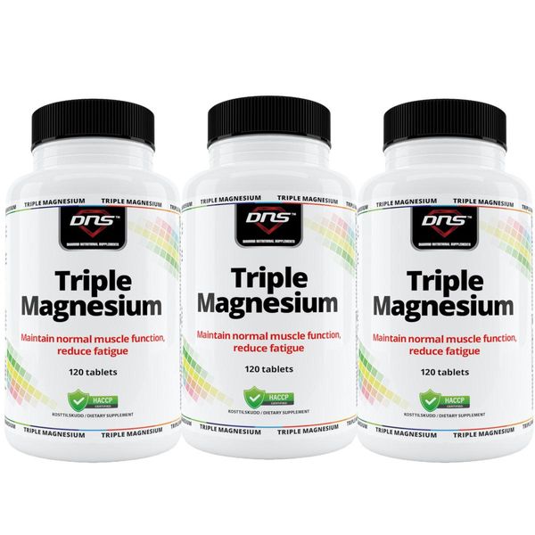 3-pack Triple Magnesium Complex - 3 x 120 tabletter