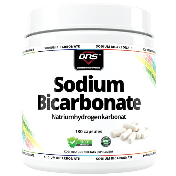 Sodium Bicarbonate - 180 kapsler